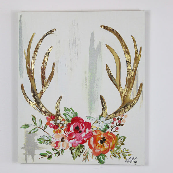 Floral Antlers