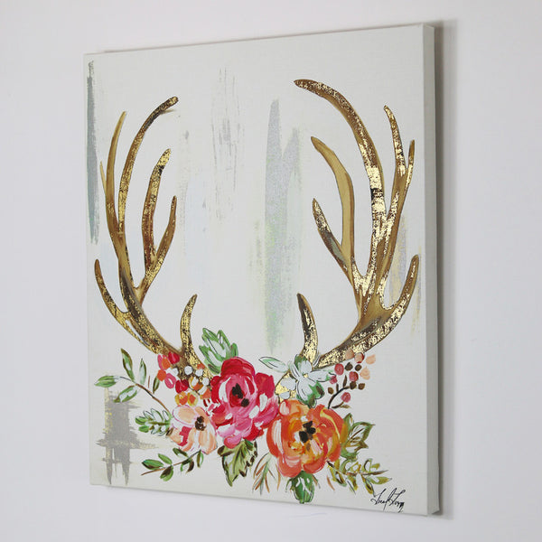 Floral Antlers